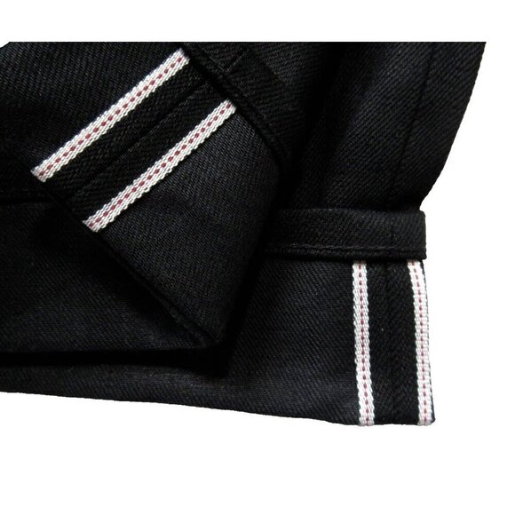 NWT Adriano Goldschmied AG Alexxis Slim in Kobe Black Selvage Jeans 32 - Picture 10 of 10